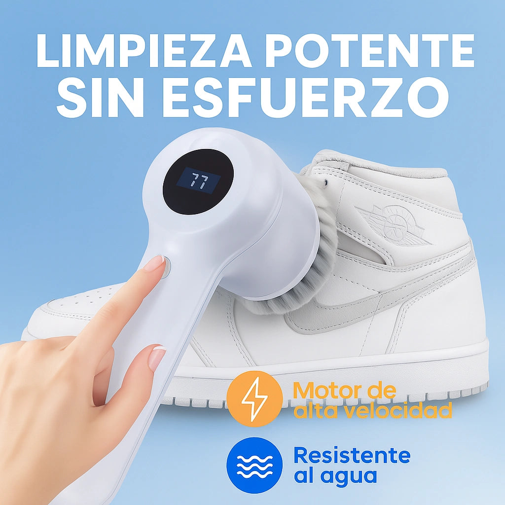 Tus tenis no tan viejos, tan sucios. Arréglalo aquí con el Cepillo Giratorio 5 en 1 Multiuso 👟🧼💥