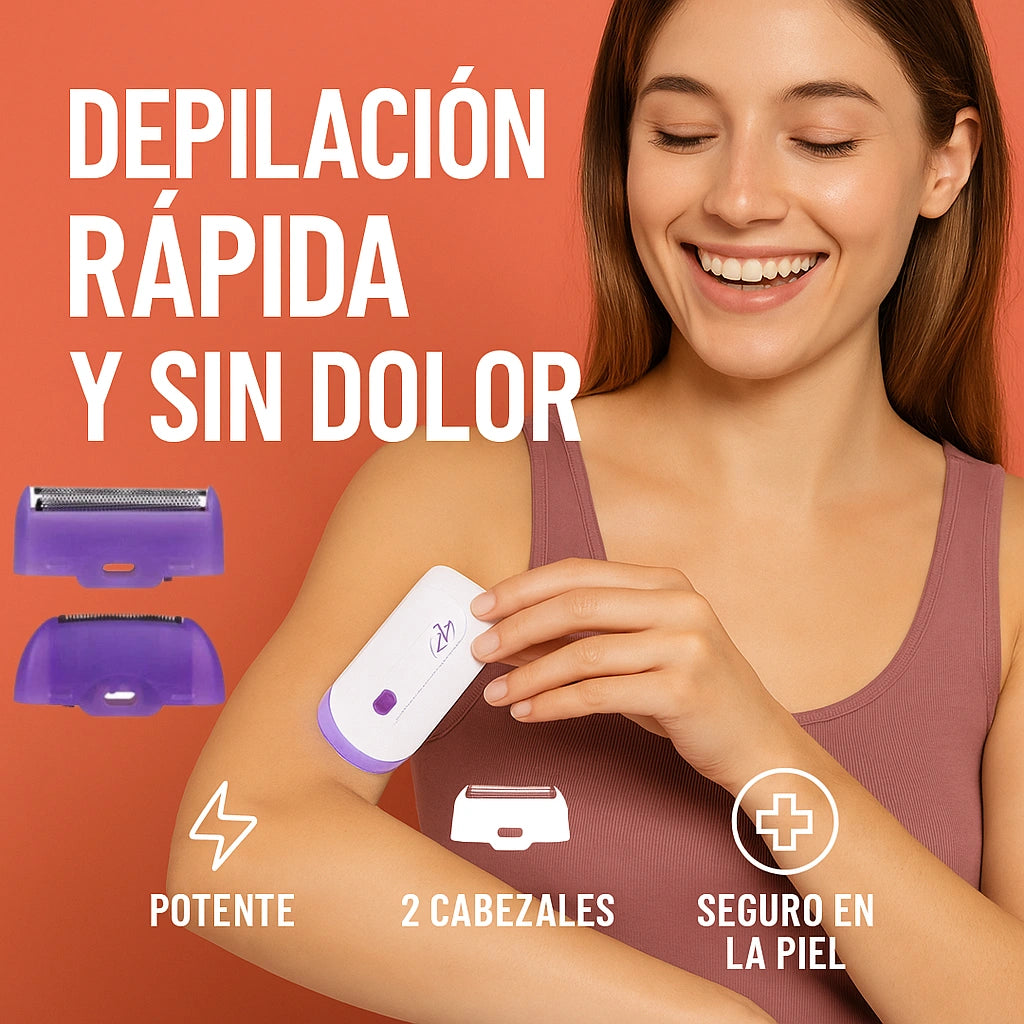 🔥 Depiladora Corporal 2 en 1 ✨ Elimina el vello SIN dolor desde casa 🏠 ¡Piel suave en minutos!