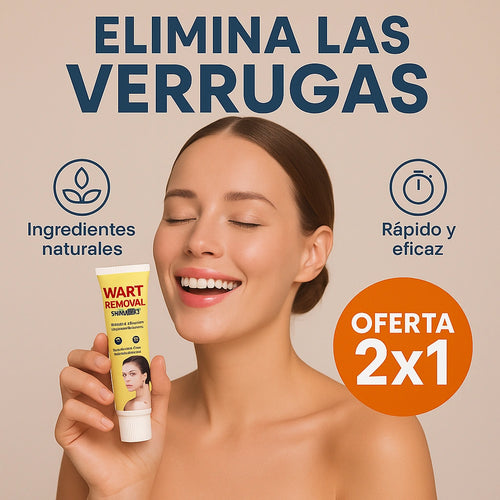 2X1 Crema para tratamiento anti VERRUGAS