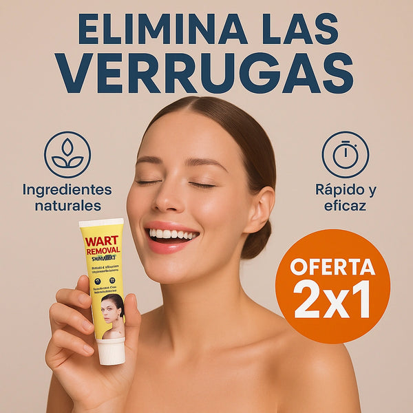 2X1 Crema para tratamiento anti VERRUGAS