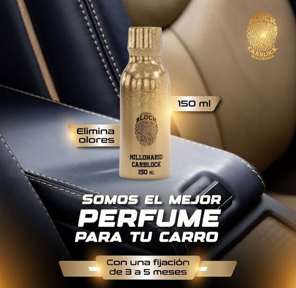 PERFUME PARA CARRO AROMA DE MILLONARIO