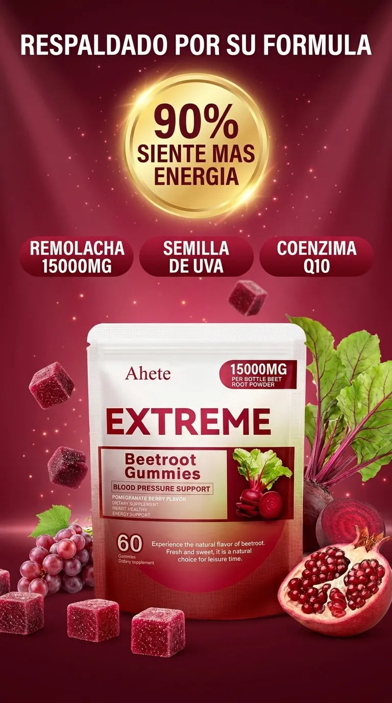 Gomitas de Remolacha EXTREME 15000MG