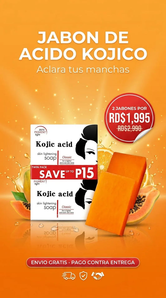 Jabon de Acido Kojico de Papaya