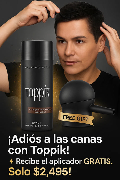Toppik – Pa’ que las canas no te delaten más 😤🔥